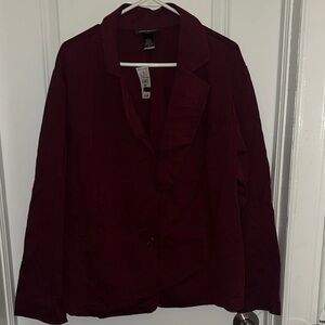 Deep Burgundy Women's Blazer